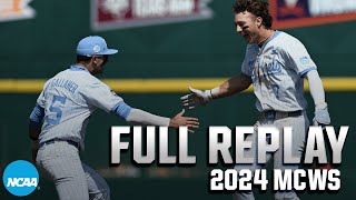 North Carolina vs Virginia 2024 Mens College World Series  FULL REPLAY [upl. by Nitsirc]