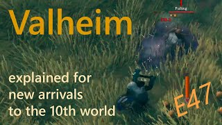 Valheim  Explaining the 10th world while playing solo  E047 [upl. by Arhna628]