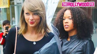 Taylor Swift amp Serayah McNeill Enjoy A Girls Lunch Together At Jack N Jills Too In Beverly Hills [upl. by Aisat]