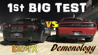 Demonologys Biggest Test Yet  Modded Demon VS Modded Hellcat [upl. by Fosdick]