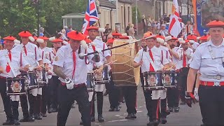 LARKHALL CENTRAL SCOTLAND BOYNE CELEBRATIONS FULL PARADE IN 4K 2023 [upl. by Dniren]