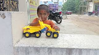 playing with jcb tipper [upl. by Annairam501]