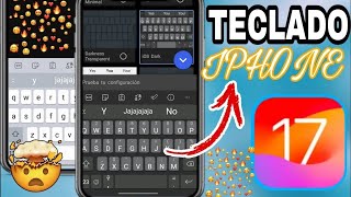 TECLADO Estilo iphone Para ANDROID Actualizado 2024 [upl. by Kleon]