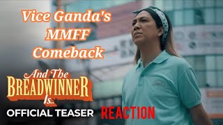 Reaction  And the Breadwinner Is Official Teaser Trailer [upl. by Iinde]