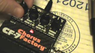 Digitech CF7 Chorus Factory Demo [upl. by Ellenehs]