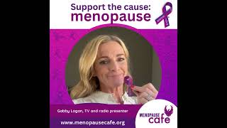 Gabby Logan with the Menopause Awareness Ribbon worldmenopauseday [upl. by Michael]