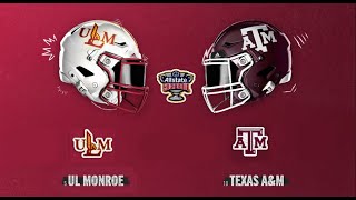 Cats Dynasty CFP Semifinals  5 ULM Warhawks vs 10 Texas AampM [upl. by Aidnis]