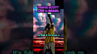 Brazil had A NIGHT to remember with TravisScott [upl. by Rydder342]