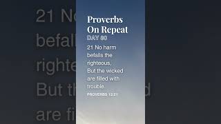 Proverbs on Repeat  Day 80  Proverbs 1221 [upl. by Bickart]