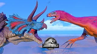 THERIZINOSAURUS vs VREX ULTİMASAURUS Jurassic World Evolution 2 [upl. by Eynaffit]