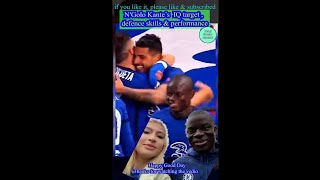 NGolo kante’s IQ target  defender skills amp performance skills shorts funny football [upl. by Esnofla503]