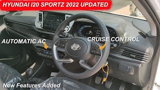 NEW FEATURES ADDED 👍👍 New i20 Sportz 2022  जानिए क्या नया हुआ  कितनी कीमत बड़ी [upl. by Jami479]