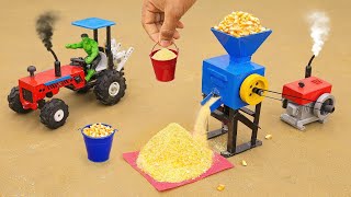 Diy diorama making mini grass chopping machine science projectDiyminitractor4 [upl. by Amy]