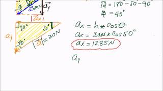 COMPOSICIÓN Y DESCOMPOSICIÓN DE VECTORES  COMO HALLAR LA COMPONENTE DE UN VECTOR [upl. by Debi616]