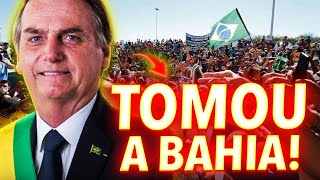 BOLSONARO COLOCOU MULTIDÃƒO NAS RUAS ONTEM NA BAHIA MST TENTOU ATRAPALHAR E FOI HUMILHADO [upl. by Knipe]