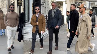 Men’s Street Fashion 2024 What are Mens Wearing in London [upl. by Ariahay]