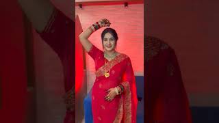 wedding fashion bridalmakeup pjdivya karwachauth viralvideo [upl. by Jarrad]