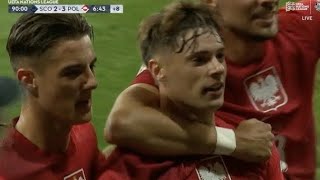 Nicola Zalewski Goal 90 7 Scotland vs Poland 33 All Goals and Extended Highlights [upl. by Tiebout]