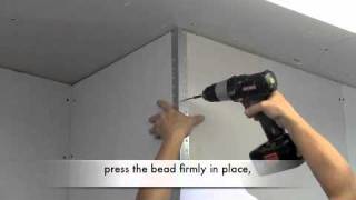 How to Install Metal Drywall Corner Bead [upl. by Silda]