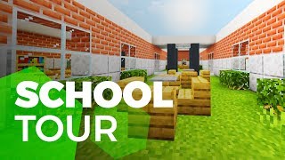 FLUSH HIGH SCHOOL Full Minecraft Tour [upl. by Taam]