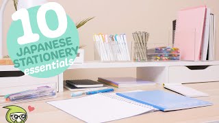 10 Japanese Stationery Essentials EVERYONE Should Own ✏️ 📒 [upl. by Naic]