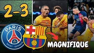 ðŸ¤¯PSG 23 BARÃ‡A  LE BARCA Sâ€™IMPOSE AU PARC Pedri amp Raphinha MAGIQUE [upl. by Berkley]