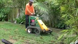 Limited Access Turf Preparation and Turf Laying Brisbane with a Kanga Kid [upl. by Theodore36]