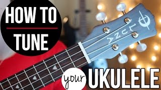 How to tune a ukulele THE EASY WAY [upl. by Duncan]