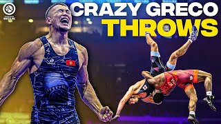 5 Minutes of Crazy GrecoRoman Wrestling Throws [upl. by Sindee]