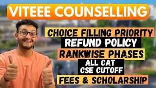 VITEEE Counselling 2024  Complete Process  Refund Policy  Fees amp Scholarships  Must Watch [upl. by Haukom764]