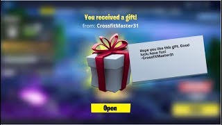 How to SEND GIFTS in Fortnite [upl. by Zevahc]