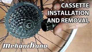 Cassette Cogs Installation and Removal Shimano [upl. by Lander]