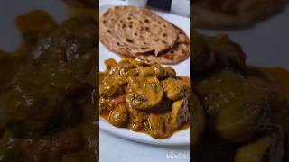 Mushroom Masala Recipe 🍄 odia shotrs vlog mushroom minivlog food dailyvlog odiavlog cooking [upl. by Animar]