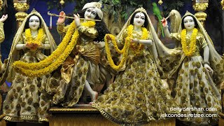 3rd Jan 24  Mangal Aarti Darshan  Sri Sri Radha Gopinath Temple  ISKCON Chowpatty Mumbai [upl. by Ab]