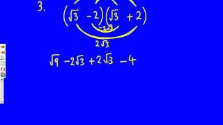 Surds Part 1 Mathscast [upl. by Haddad517]