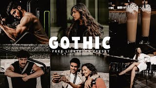 GOTHIC Mobile LIGHTROOM Presets  Lightroom Mobile Preset  Outdoor Presets  Free DNG [upl. by Hsilgne]