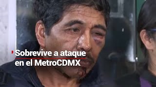 ¿CÓMO FUE  Sobreviviente del ataque en el Metro Tacubaya en CDMX narra lo que vivió [upl. by Lennod568]