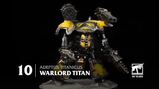 40 Years of Warhammer – Adeptus Titanicus Titan [upl. by Haye]