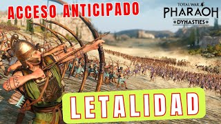 LETALIDAD  LO NUEVO DE TOTAL WAR PHARAOH DYNASTIES [upl. by Notserp345]