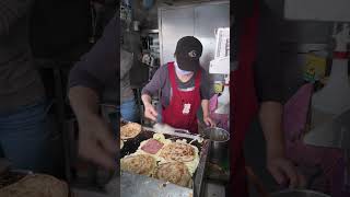 Flaky Scallion Pancake Taiwanese Street Food [upl. by Simpkins]