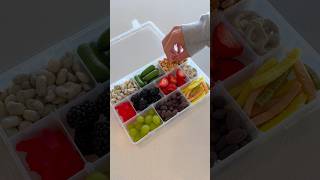 ASMR HEALTHY SNACKLE BOX asmr kitchenrestock satisfying snackbox kitchen snacks [upl. by Irrak]