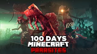 Surviving 100 Days in an Evolved Parasite Infection in Minecraft [upl. by Copland]