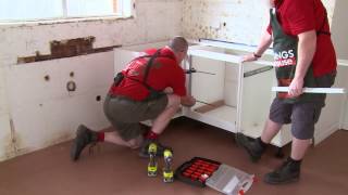 How To Install UShaped Kitchen Cabinets  DIY At Bunnings [upl. by Accalia]