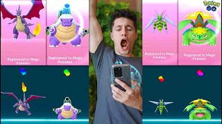 EVOLVING TO EVERY MEGA POKÉMON IN POKÉMON GO These Pokémon are INCREDIBLE… [upl. by Tamaru]