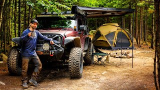 Overland Jeep Camping Adventure With Dome Tent  Part 1 [upl. by Eldwon]