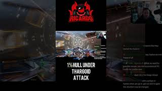 Surviving a Thargoid Attack with 1 Hull LEFT in Elite Dangerous [upl. by Eannaj]