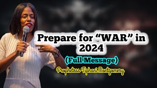 PREPARE FOR WAR Full Message By Tiphani Montgomery  Covered By God 2024 [upl. by Gruber936]