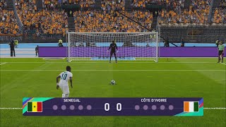 PENALTY SHOOTOUT  SENEGAL v IVORY COAST  AFCON 2023 [upl. by Ellerey]