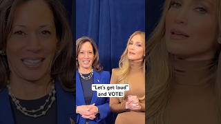 JLo and Kamala Harris “let’s get loud” and VOTE [upl. by Dallon]