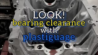 How to bearing oil clearance check with Plastigage [upl. by Etteinotna709]